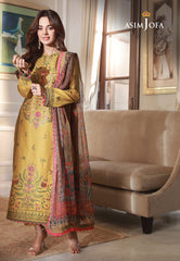 Asim Jofa Asra '23 Ajas-33 Embroidered Cambric  (3-Pcs)