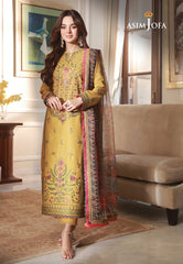 Asim Jofa Asra '23 Ajas-33 Embroidered Cambric  (3-Pcs)