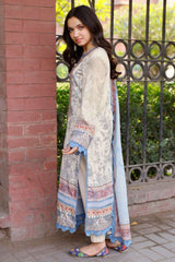 Asim Jofa Prints Unstitched 3 Piece Digital Lawn Vol-03 Suit-AJBB-05