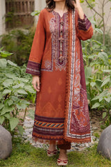 Asim Jofa Prints Unstitched 3 Piece Digital Lawn Drop 2 Suit-AJBU-01