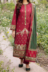 Asim Jofa Prints Unstitched 3 Piece Digital Lawn Drop 2 Suit-AJBU-03