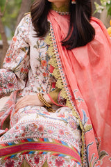 Asim Jofa Prints Unstitched 3 Piece Digital Lawn Drop 2 Suit-AJBU-08