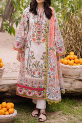 Asim Jofa Prints Unstitched 3 Piece Digital Lawn Drop 2 Suit-AJBU-08
