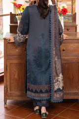 Asim Jofa Prints Unstitched 3 Piece Digital Lawn Drop 2 Suit-AJBU-11