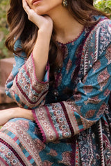 Asim Jofa Prints Unstitched 3 Piece Digital Lawn Drop 2 Suit-AJBU-14