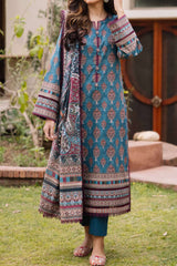 Asim Jofa Prints Unstitched 3 Piece Digital Lawn Drop 2 Suit-AJBU-14