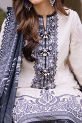 Asim Jofa Prints Unstitched 3 Piece Digital Lawn Drop 2 Suit-AJBU-17