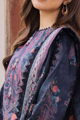 Asim Jofa Prints Unstitched 3 Piece Digital Lawn Drop 2 Suit-AJBU-18