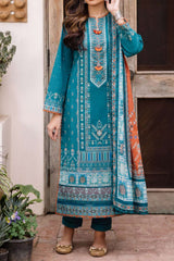 Asim Jofa Prints Unstitched 3 Piece Digital Lawn Drop 2 Suit-AJBU-19