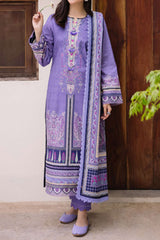 Asim Jofa Prints Unstitched 3 Piece Digital Lawn Drop 2 Suit-AJBU-21