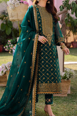 Dhanak Rang By Asim Jofa Unstitched 3 Piece Formals Suit-AJCF-03
