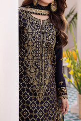 Dhanak Rang By Asim Jofa Unstitched 3 Piece Formals Suit-AJCF-04