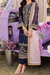 Dhanak Rang By Asim Jofa Unstitched 3 Piece Formals Collection'2024-AJCF-09