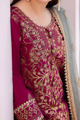 Dhanak Rang By Asim Jofa Unstitched 3 Piece Formals Collection'2024-AJCF-12