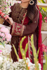 Dhanak Rang By Asim Jofa Unstitched 3 Piece Formals Suit-AJCF-27