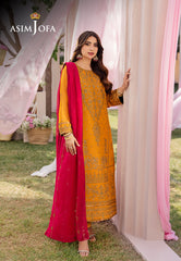 Dhanak Rang By Asim Jofa Stitched 3 Piece Formals Pret Suit-AJCFB-25