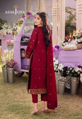 Asim Jofa Dhanak Rang PretAjcfb-28 Embroidered Stitched 3 Pcs