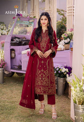 Asim Jofa Dhanak Rang PretAjcfb-28 Embroidered Stitched 3 Pcs