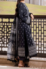 Monochrome By Asim Jofa Unstitched 3 Piece Digital Lawn Suit-AJCM-04