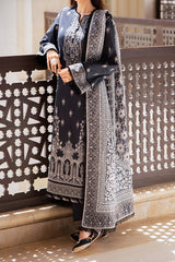 Monochrome By Asim Jofa Unstitched 3 Piece Digital Lawn Suit-AJCM-05