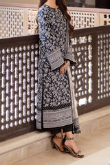 Monochrome By Asim Jofa Unstitched 3 Piece Digital Lawn Suit-AJCM-07