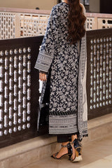 Monochrome By Asim Jofa Unstitched 3 Piece Digital Lawn Suit-AJCM-07