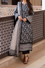 Monochrome By Asim Jofa Unstitched 3 Piece Digital Lawn Suit-AJCM-07