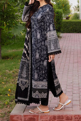 Monochrome By Asim Jofa Unstitched 3 Piece Digital Lawn Suit-AJCM-09