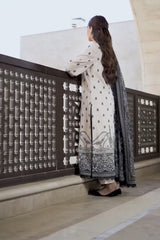 Monochrome By Asim Jofa Unstitched 3 Piece Digital Lawn Suit-AJCM-10