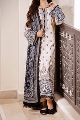 Monochrome By Asim Jofa Unstitched 3 Piece Digital Lawn Suit-AJCM-10