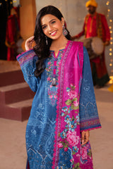 Asim Jofa Prints Unstitched 3 Piece Digital Lawn Drop-05 Suit-AJEL-13