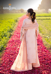 Asim Jofa Luxury Stitched Lawn Ajellb-15 Emb 3 Pcs