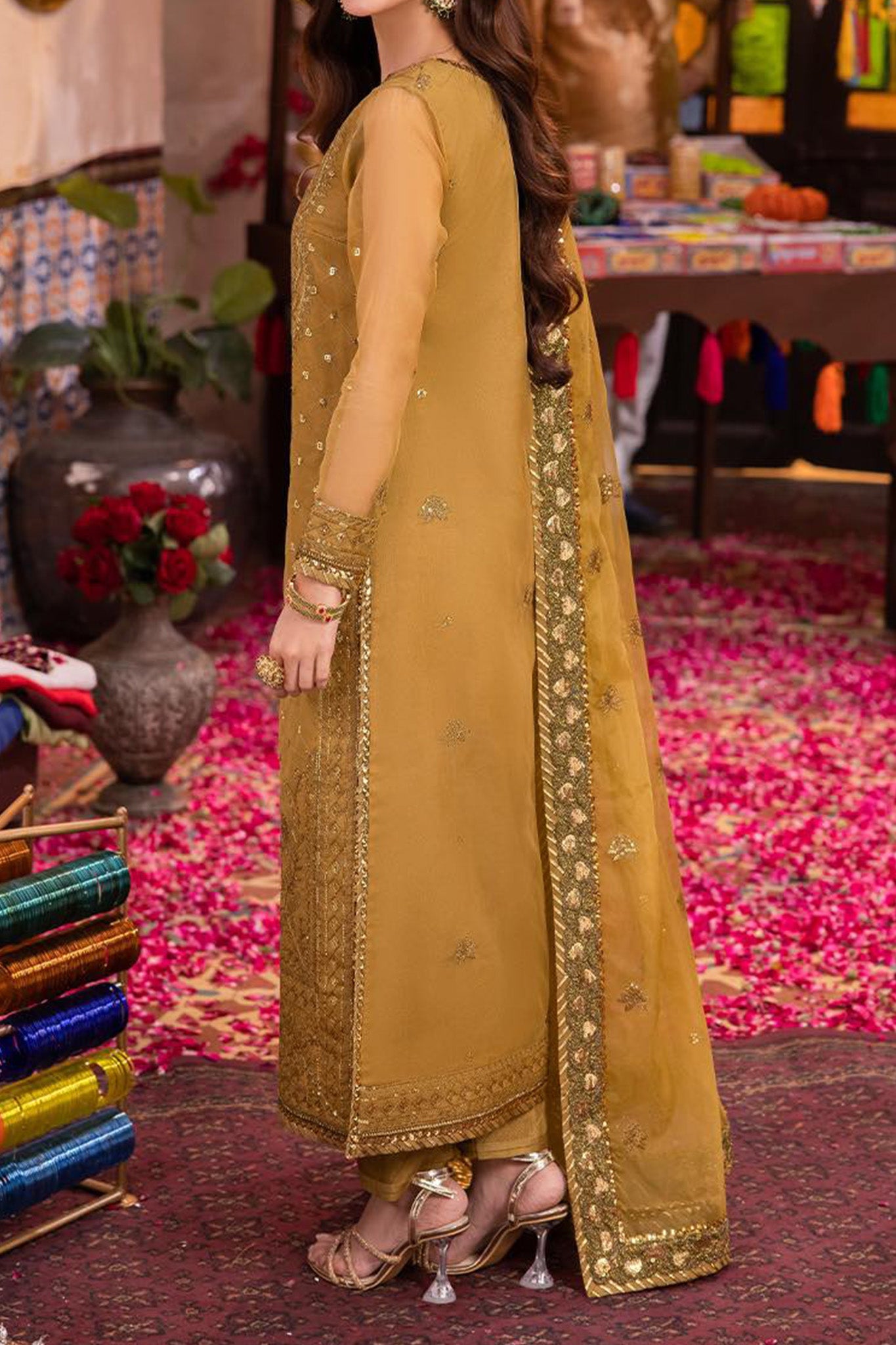 Pyaar Diyan Gallan By Asim Jofa Unstitched 3 Piece Luxury Formals Collection'2024-AJEM-22