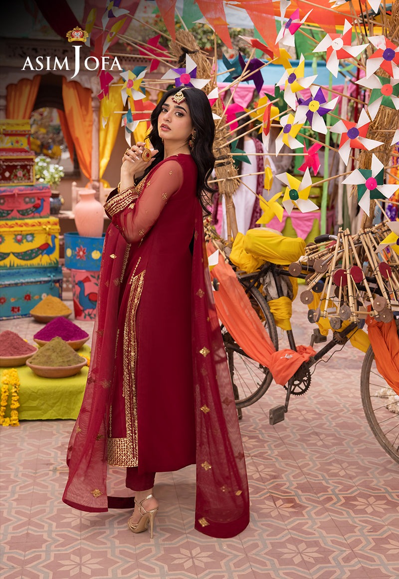 Pyaar Diyan Gallan By Asim Jofa Stitched 3 Piece Formals Pret Collection'2025-AJEMB-10