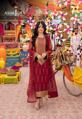 Pyaar Diyan Gallan By Asim Jofa Stitched 3 Piece Formals Pret Suit-AJEMB-10