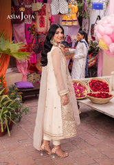 Asim Jofa Pyaar Diyan Gallan Pret Ajemb-11 Embroidered Organza Stitched 3 Pcs