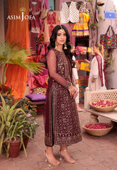 Asim Jofa Festive Luxe Pret Ajemb-24 Embroidered Organza Stitched 3 Pcs