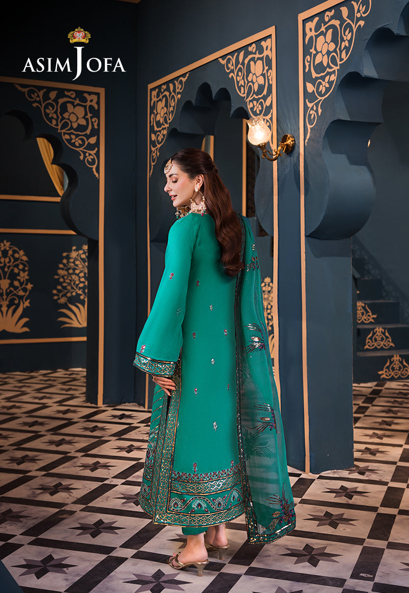 Limited Edition By Asim Jofa Vol 2 Ajfileb-20 Cambric Stitched 3 Pcs