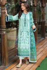 Asim Jofa Prints Unstitched 3 Piece Digital Lawn Vol-04 Suit-AJGB-03