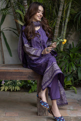 Asim Jofa Prints Unstitched 3 Piece Digital Lawn Vol-04 Suit-AJGB-13