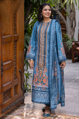 Asim Jofa Prints Unstitched 3 Piece Digital Lawn Vol-04 Suit-AJGB-18