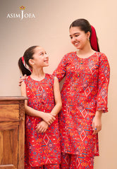 Asim Jofa Kids Ajgl-02 Printed Lawn 2 Pcs