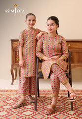 Asim Jofa Kids Ajgl-03 Printed Lawn 2 Pcs