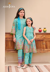 Asim Jofa Kids Ajgl-04 Printed Lawn 2 Pcs