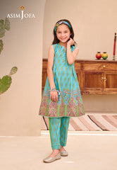 Asim Jofa Kids Ajgl-04 Printed Lawn 2 Pcs