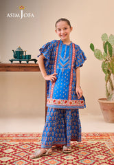 Asim Jofa Kids Ajgl-05 Printed Lawn 2 Pcs