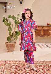 Asim Jofa Kids Ajgl-07 Printed Lawn 2 Pcs