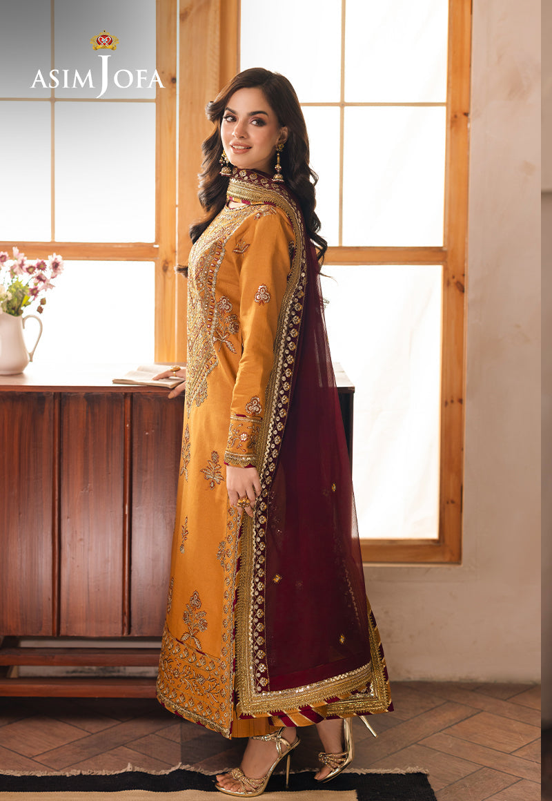 Asim Jofa Heeriye Ajhe-07 Embroidered Jumbo Silk 3 Pcs