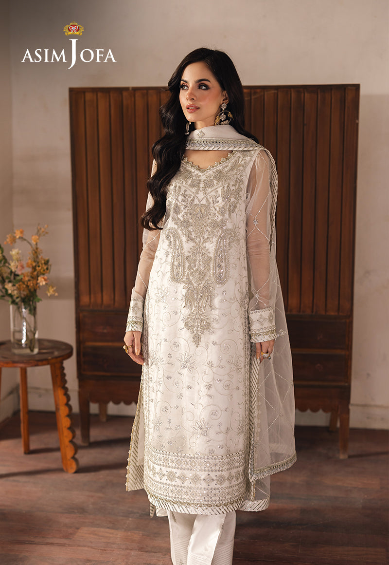 Asim Jofa Heeriye Ajhe-03 Embroidered Organza 3 Pcs