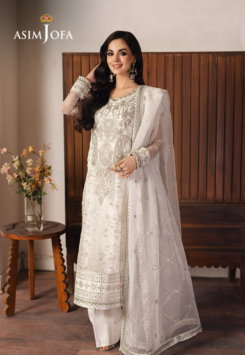 Asim Jofa Heeriye Ajhe-03 Embroidered Organza 3 Pcs